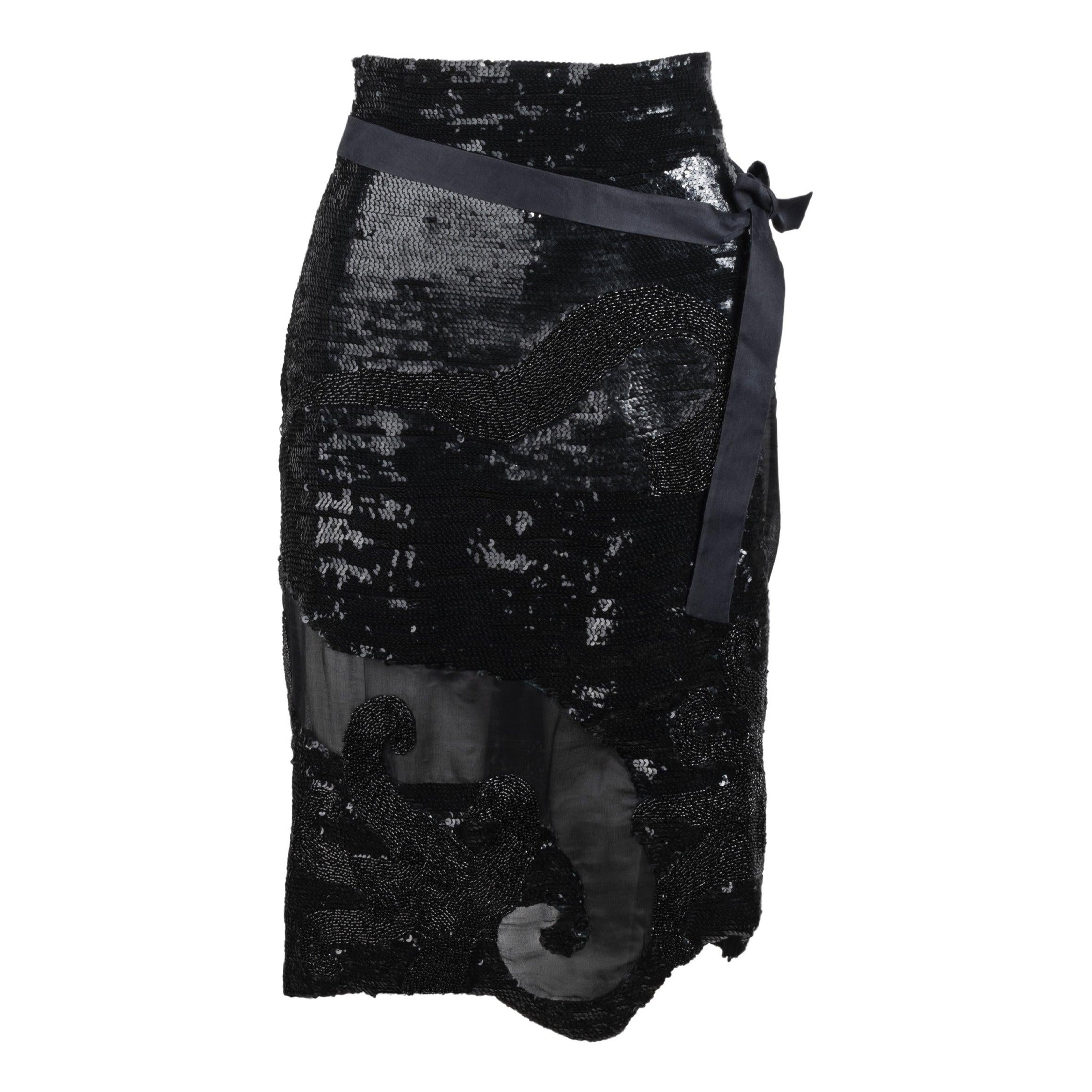 80s sequin pencil skirt hotsell