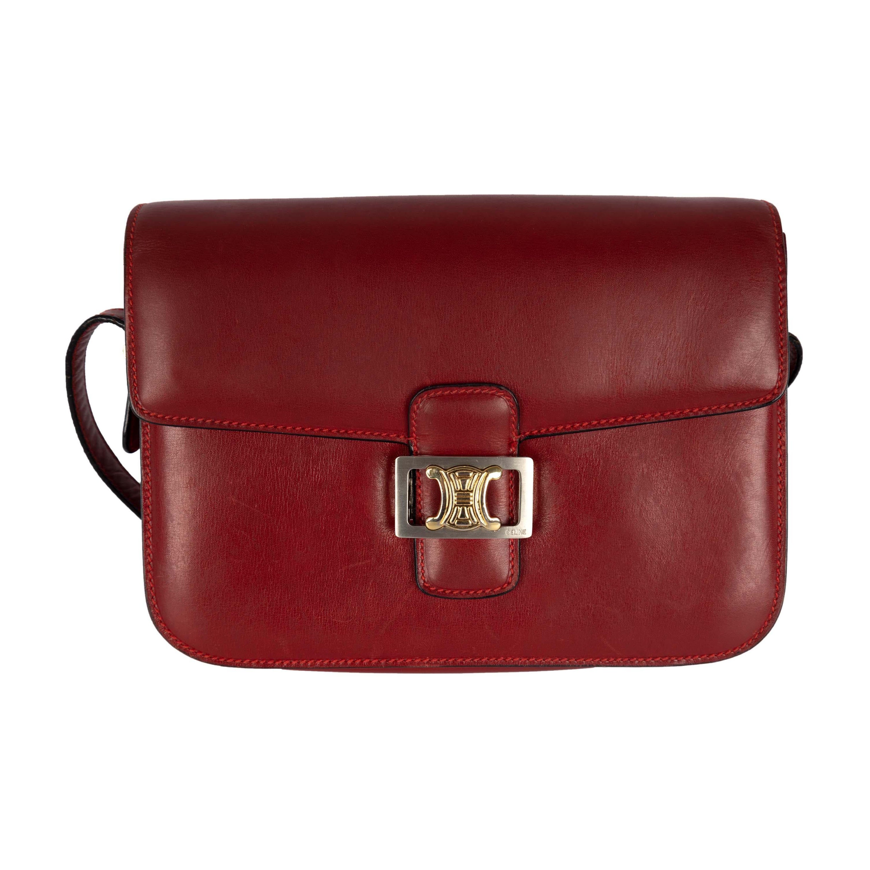 Celine Triomphe Shoulder Bag - '10s For Sale