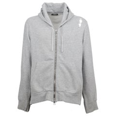 Balmain Hooded Sweatshirt with Holes - '10s