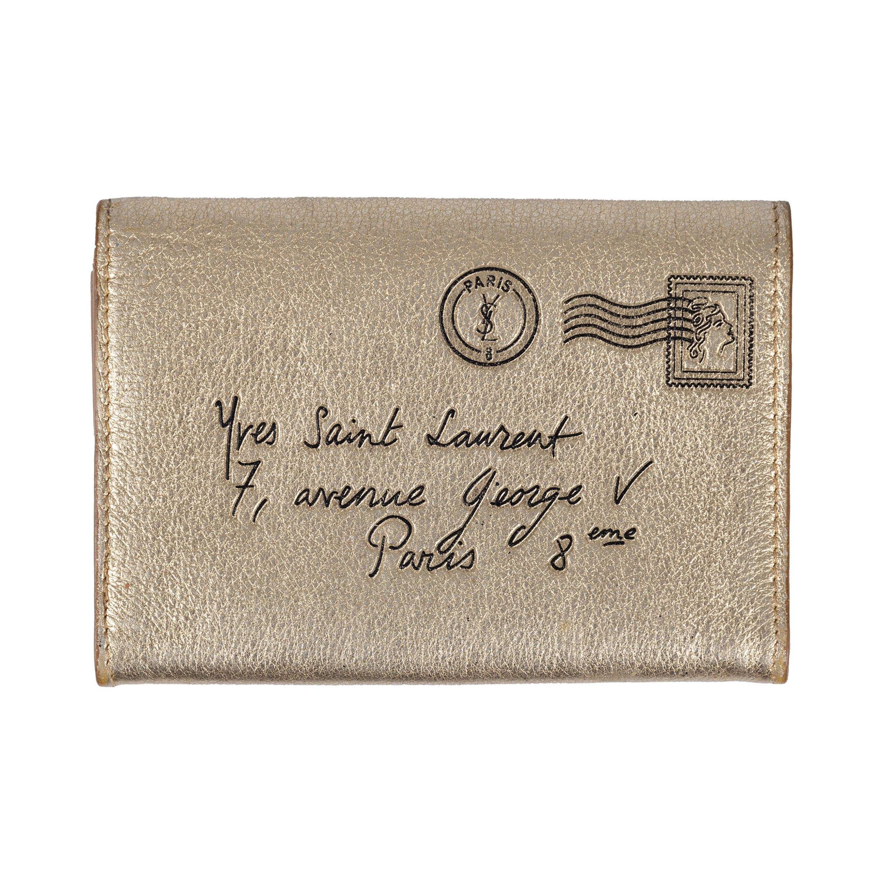 Yves Saint Laurent Leather Card Holder - '00s For Sale