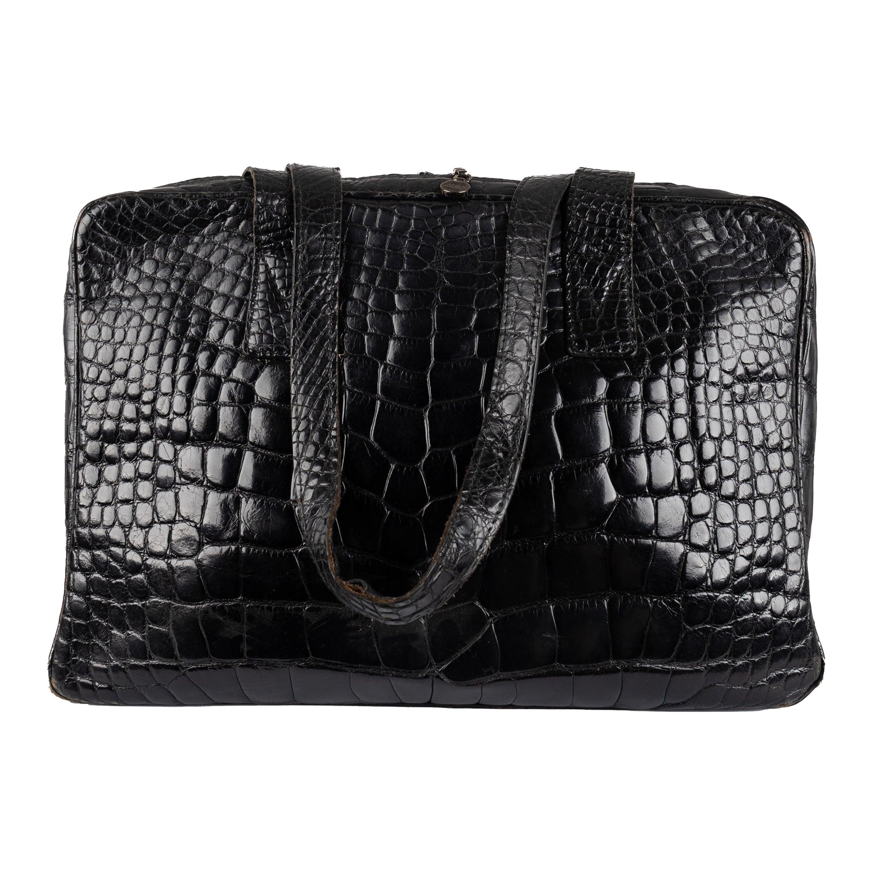 GFF Croc embossed Shoulder Bag 90s