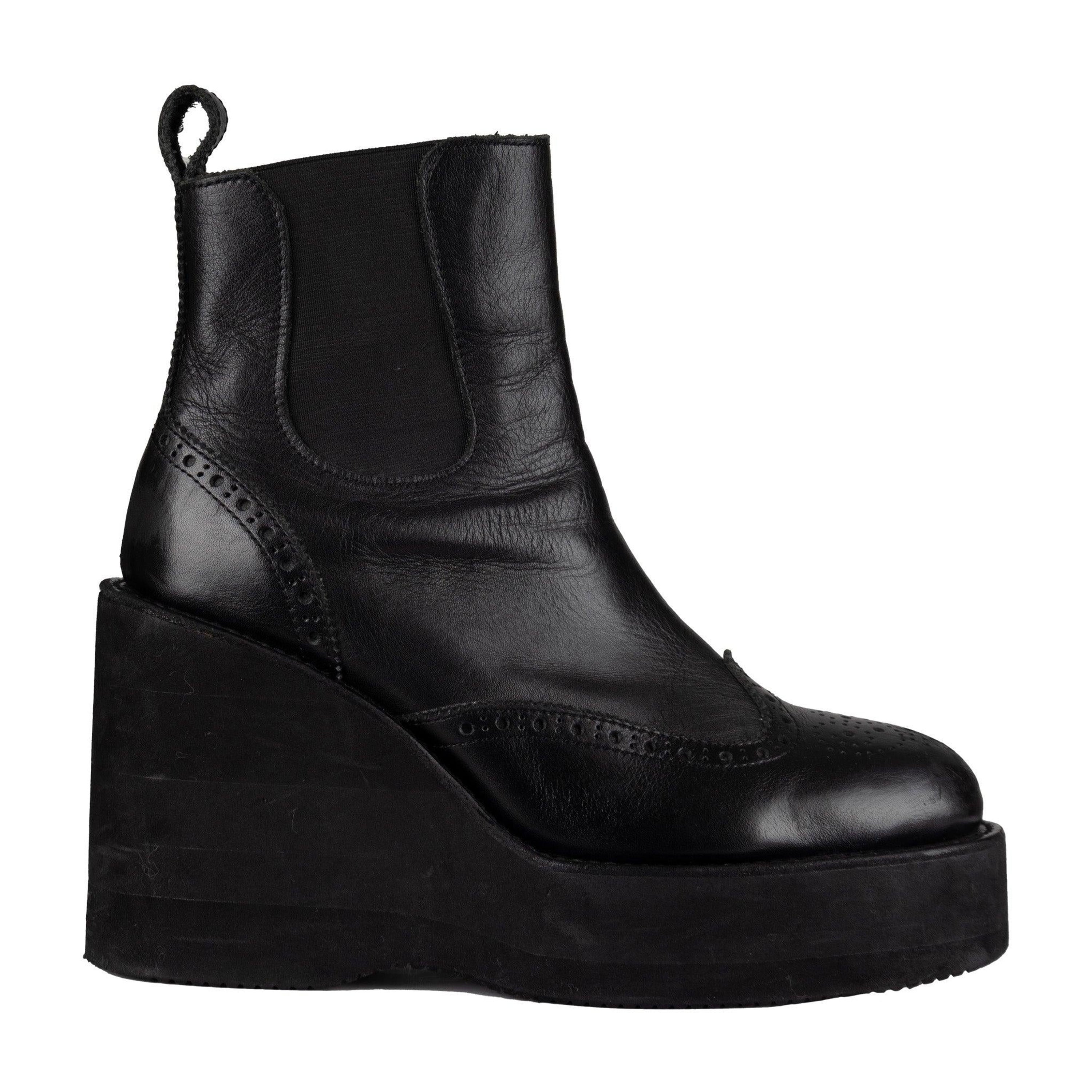 Sacai Platform Ankle Boots - '10s For Sale
