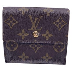 Louis Vuitton Monogram Canvas Elise Square Compact Wallet M61654
