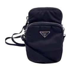 Prada Black Re-Nylon Small Crossbody Smartphone Bag