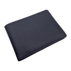 Louis Vuitton Black Epi Leather Multiple Bifold Wallet