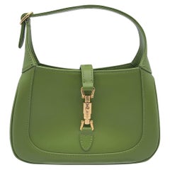 Gucci Mini Jackie 1961 in pelle verde Borsa Hobo Trasformabile
