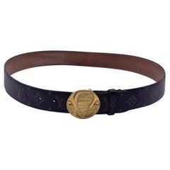 Louis Vuitton Monogram Canvas 1904 Buckle Waist Belt 90/36 M9671