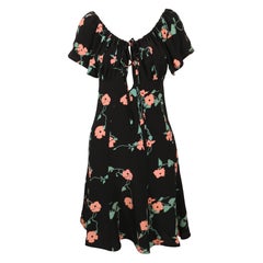 1972 OSSIE CLARK / CELIA BIRTWELL 'BUSY LIZZIE' printed dress
