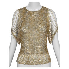 1973 LORIS AZZARO metal chainmail sweater