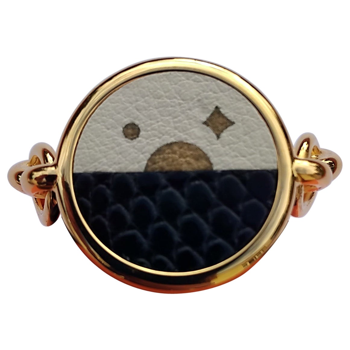 Anello Hermès Celeste Nuit S.52 in vendita