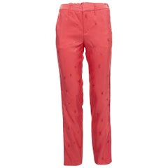 Zadig & Voltaire Rosa Star Jacquard-Hose mit Sternmuster S