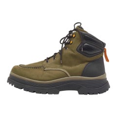 Moncler Greene & Greene & Greene & Greene Stivali in pelle e nabuk Taglia 45