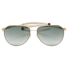 Occhiali da sole Aviator di Salvatore Ferragamo Greene & Greene SF219S