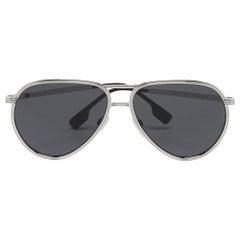 Burberry Black/Silver B 3135 Scott Aviator Sunglasses