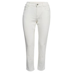 Stella McCartney White Hem Printed Denim Jeans M Waist 28"