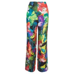 Ralph Lauren Pantalon large imprimé floral multicolore S