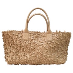 Bottega Veneta Fourre-tout Cabat Limited Tan Poussin Paillettes