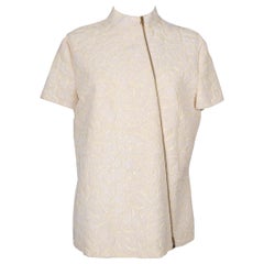Christian Dior Besticktes Seidenoberteil