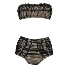Galliano Two-Piece Swimsuit Set