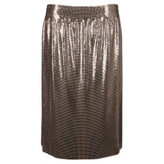 Paco Rabanne Metallic-Rock aus Mesh-Netz