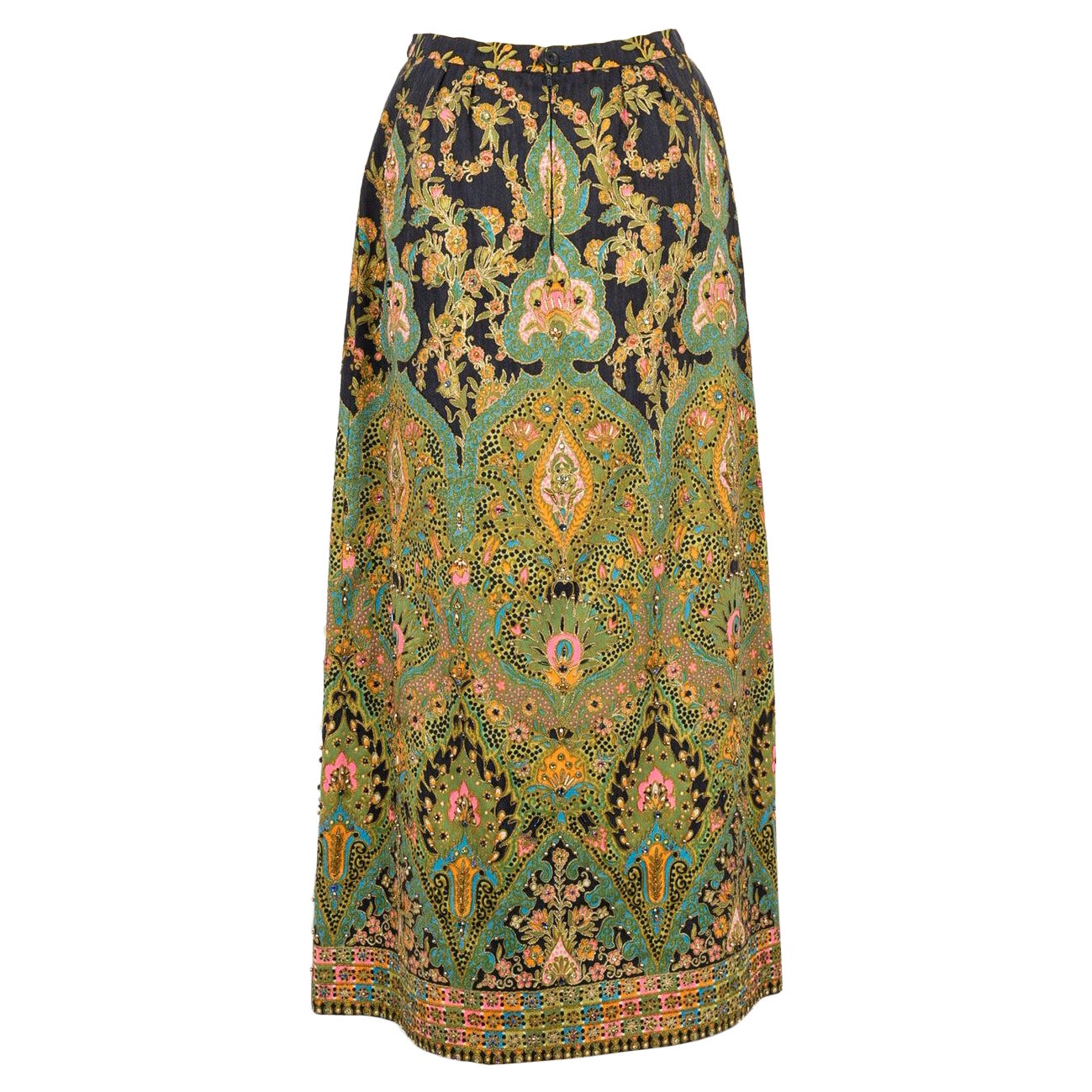 Pirovano Woolen Skirt, 1970s For Sale