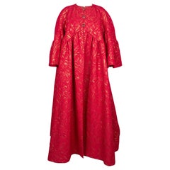Nina Ricci Pink Theatrical Coat Haute Couture