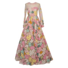 Valentino Vestito trasparente a maniche lunghe, 2013