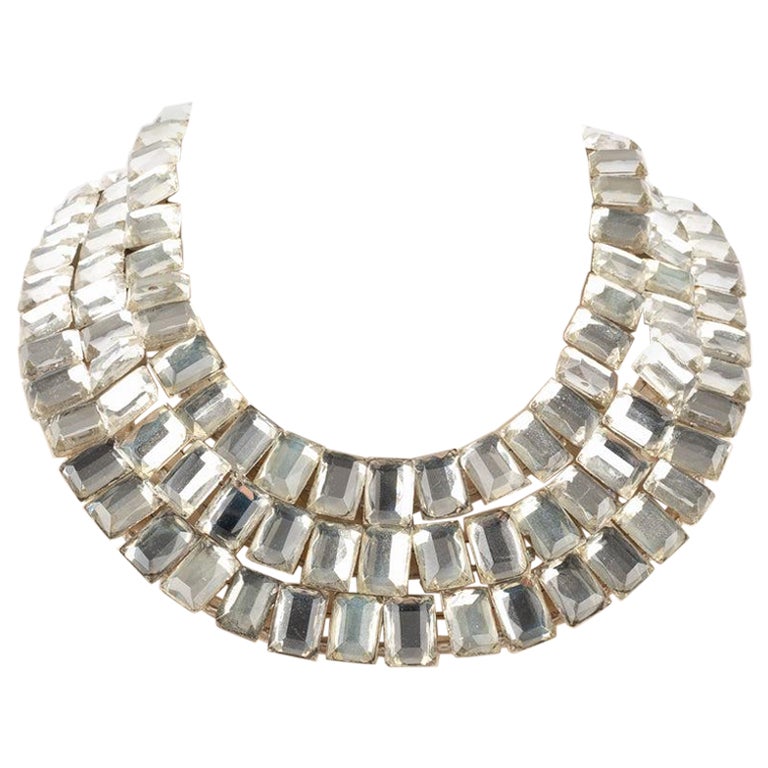 Collier antique à trois rangs, années 1920