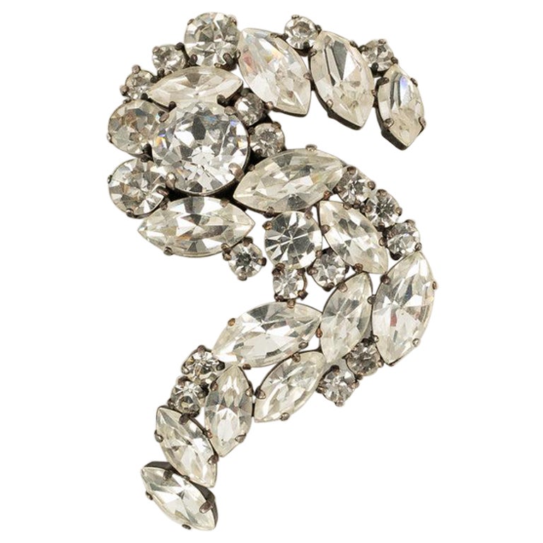 Scherrer Earring Défilé in Silvery Metal