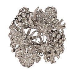 Christian Dior Silver Metal Bracelet Haute Couture