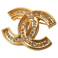 Chanel CC Golden Metal Brooch, 2002