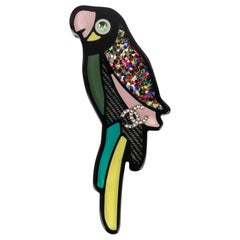 Chanel Bakelite Parrot Brooch