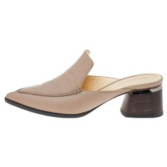 Nicholas Kirkwood Mocassini a punta Beya in pelle beige misura 38,5