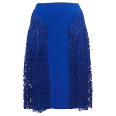 Joseph Gonna a tubino in pizzo e crepe elasticizzata blu M.