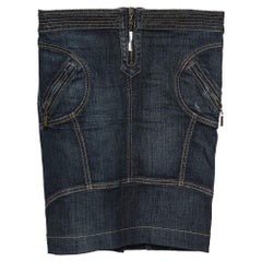 Just Cavalli Falda vaquera azul vintage S