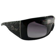 Vintage Christian Dior Cannage 2 Bubble Wrap Galliano Era Sunglasses 2000 Y2K