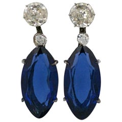 Lovely Marquise Paste Earrings