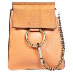 Chloé Orange Small Faye Bracelet Crossbody