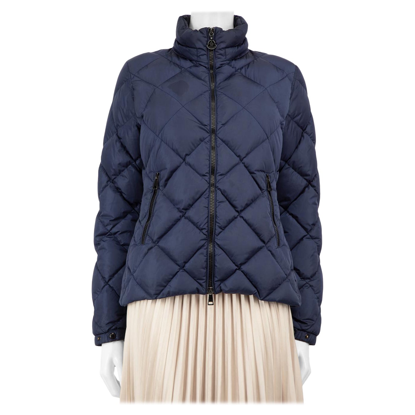 Exclusive Purple Blue Lamb Fox Fur Jacket For Sale at 1stDibs