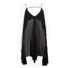 Jacquemus Black Bellezza Chiffon Dress Size S