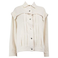 Iro Cream Button Up Hofman Jacket Size XS
