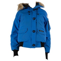 Canada Goose Blue Hooded Chilliwack Jacket Size S