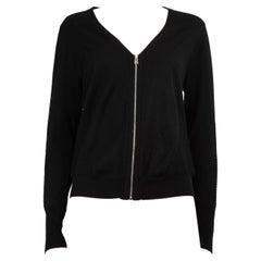Belstaff Schwarze Wolljacke mit Reißverschluss Größe S