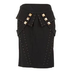 Temperley London Black Studded Skirt Size M
