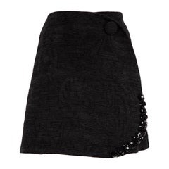 Simone Rocha - Mini gonna a portafoglio impreziosita in nero - taglia S.