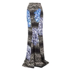 Peter Pilotto Maxirock mit Blumendruck Größe M