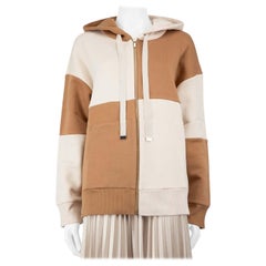 Max Mara 'S Max Mara Camel Checkered Hoodie Size L