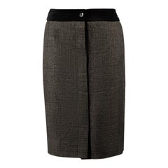 Max Mara - Jupe fourreau en laine grise - Taille XXS