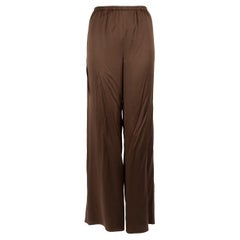 Vince Brown Seidenhose mit weitem Bein Größe M