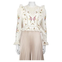 Zimmermann - Haut en dentelle à motifs floraux, taille L